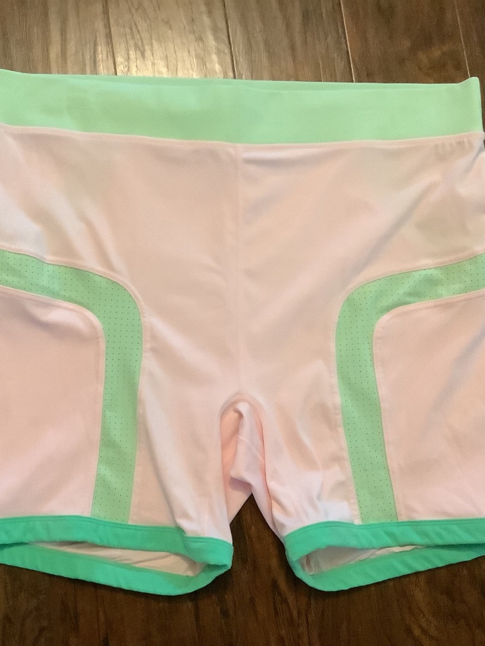 Fabletics Green/Pink Shorts in size 4X